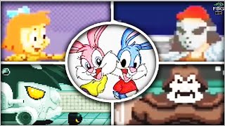 Tiny Toon Adventures Busters Bad Dream  All bosses [upl. by Aliber40]