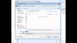 Archiving in Outlook 2007  Tutorial [upl. by Zullo]