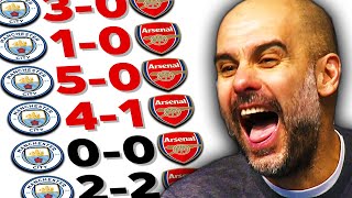 arsenal STILL CANT beat man city away [upl. by Krispin]