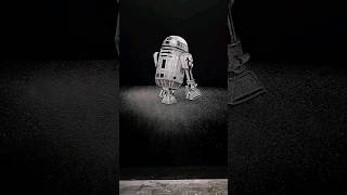 starwars r2d2 lucasfilm disney art snowgraffiti graffiti snowart snowsprayart [upl. by Esilehc]