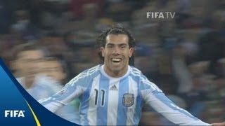 Argentina v Mexico  2010 FIFA World Cup  Match Highlights [upl. by Arualana544]