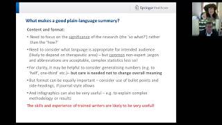 Plainlanguage summaries what are they and why consider including them in our publications [upl. by Clinton]