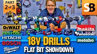 18v Drills  Best Flat Bit Performance Review [upl. by Chloe]