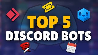 Top 5 BEST Discord Bots To Use In Your Server 2024 Guide [upl. by Sillaw687]