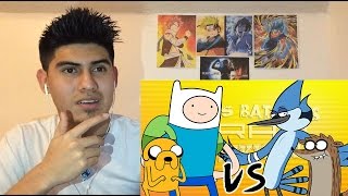 Finn Vs Mordecai Rap  Keyblade  Épicas batallas de rap del frikismo  Vídeo Reaccion [upl. by Curtice]