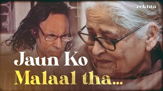 Jaun Elia Ko Malaal Tha  Zehra Nigah  Rekhta [upl. by Domenic]