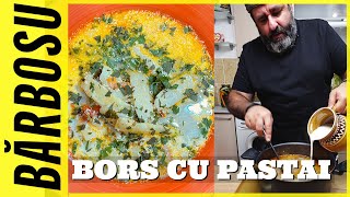 BORS CU PASTAI  CIORBA CU FASOLE VERDE [upl. by Nodnyl104]