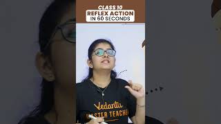 Class 10 Reflex Action in 60 Seconds ⏰ Class 10 Control and Coordination class10science [upl. by Nomit]