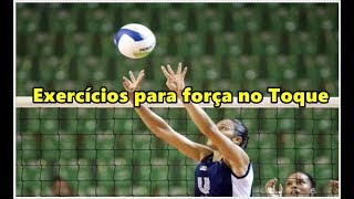 VOLEIBOL 2 EXERCÍCIOS DE TOQUE PARA LEVANTADORES GANHAR FORÇA [upl. by Veleda]