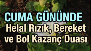 Cuma Gününde Helal Rızık Bereket ve Bol Kazanç Duası Amin diyelim İnşallah [upl. by Eutnoj31]