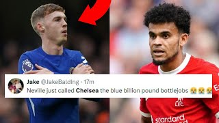 FOOTBALL FANS REACT TO CHELSEA LOSING THE CARABAO CUP TO LIVERPOOL  CHELSEA VS LIVERPOOL REACTIONS [upl. by Reaht412]