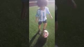 Neymars move Mia showing up soccer skills [upl. by Htial]