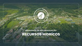 Programa de PósGraduação • Recursos Hídricos Mestrado e Doutorado [upl. by Iral]