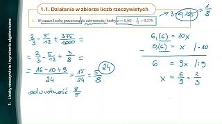 1Liczby rzeczywiste i wyr alg Powtórzenie do Matury [upl. by Atil904]