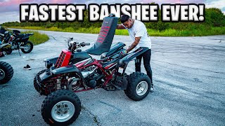 I Found A Yamaha Banshee With Race Mode 100 MPH  Braap Vlogs [upl. by Schonfeld]