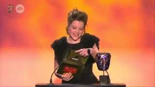 Georgie Henley presents an award at BAFTA [upl. by Bracci]