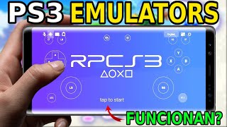 Probé TODOS LOS EMULADORES DE PS3 de Playstore  Emulador de PS3 para Android [upl. by Waldos956]