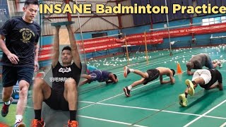 Insane badminton training compilation World Championship preparation  for Professional players [upl. by Nileek319]