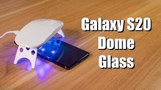 Samsung Galaxy S20 Plus Whitestone Dome Glass  Install and Review [upl. by Ardekahs]