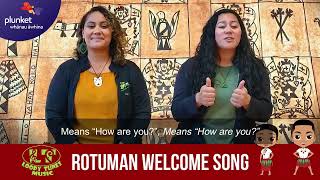 Rotuman Welcome Song  Bilingual Song  Childrens Music  Pasifika Beatz [upl. by Ireland]