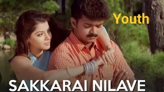 Sakkarai Nilave  Tamil Song  Youth Movie  Vairamuthu  Vijay  Simran  Mani Sharma [upl. by Lail]