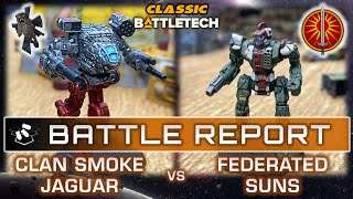 BATTLETECH Smoke Jaguar vs Federated Suns  Classic Battle Report  ilClan Era [upl. by Carline]