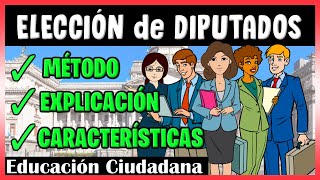 ⭐ Sistema Electoral Nacional  Elección de DIPUTADOS  Método Dhondt  Explicación para secundaria [upl. by Reham]