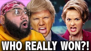 Donald Trump vs Hillary Clinton Epic Rap Battles of History  Reaction [upl. by Zeuqcaj258]