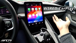 2024 Polestar 2 Interior and Technology Review Wired CarPlay ONLY [upl. by Ritchie418]