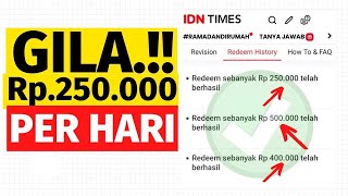 DAPAT 250 RIBU PERHARI  Kerja Online Tanpa Modal Lewat HP  Cara Dapat Uang Dari Internet [upl. by Pena]