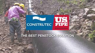 Construtec  US Pipe  The best ductile iron penstock solution [upl. by Enert71]