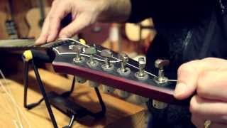 How to restring an Epiphone Firebird Gibson Firebird Electric Guitar [upl. by Robbyn426]