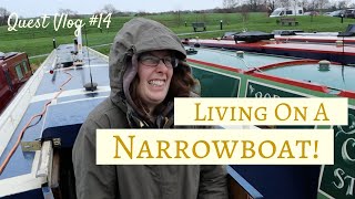 A Day In Our Life  Living On Our Narrowboat  Quest Vlog 14 [upl. by Bocoj]