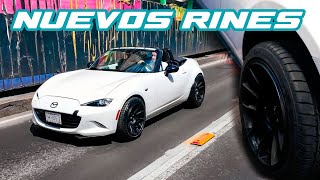 NUEVOS RINES AL MAZDA MX5   JUCA [upl. by Ellehcam]