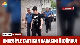 Annesiyle tartışan babasını öldürdü [upl. by Mccall]