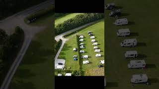 Bedale Caravan and Camping site reels dji djidrone camping summer pleasesubscribe [upl. by Ecitsuj735]