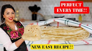 How to make EASY FLOUR TORTILLAS from SCRATCH The BEST Step BY Step Recipe SECRET TIPS  MEAL PREP [upl. by Taveda966]