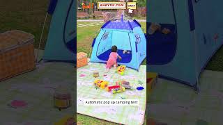 Planning Outdoor Camping with Baby Try the Automatic Pop Up Camping Tent Tent camping [upl. by Vassar136]