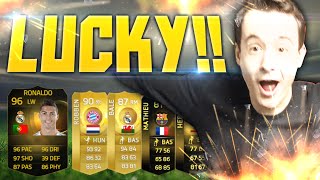 OUR LUCKIEST FIFA 15 PACK OPENING EVER  TWOSYNC [upl. by Audras113]