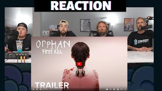 ORPHAN FIRST KILL Official Trailer Reaction WMK Reacts [upl. by Ludvig]