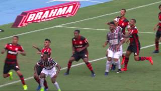 Fluminense 3x3 Flamengo Final  Taça Guanabara Campeonato Carioca 2017  Melhores Momentos [upl. by Nudd]