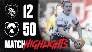 BEARS STORM TO VICTORY AT WELFORD ROAD  Highlights Leicester Tigers Women vs Bristol Bears Women [upl. by Wincer]