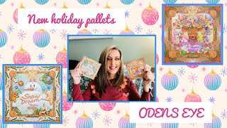 Odens eye holiday pallets are here odenseye holidaymakeup Odenseye [upl. by Swor]