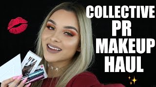 COLLECTIVE PR MAKEUP HAUL  Aidette Cancino [upl. by Boggs]