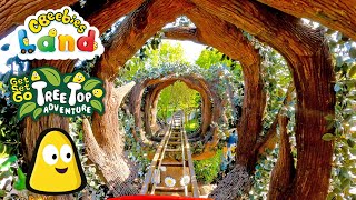 Get Set Go Tree Top Adventure at CBeebies Land Alton Towers July 2022 4K [upl. by Eiser]