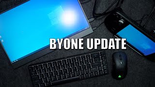 BYONE PORTABLE MONITOR  AFTER 2MOS [upl. by Okun]