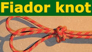 The Fiador Knot for a rope halter for a horse or as decoration [upl. by Edualcnaej887]