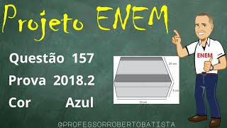 ENEM 2018 Matemática Uma fábrica comercializa chocolates e uma caixa de madeira como a da figura ab [upl. by Isla]