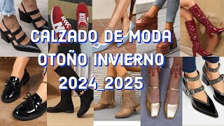 Zapatos de MODA OTOÑO INVIERNO 20242025🔥Fashion footwear Fall Winter 20242025 Últimas Tendencias [upl. by Aidil620]