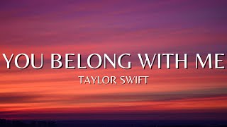 Taylor Swift  You Belong With Me Lyrics [upl. by O'Gowan247]